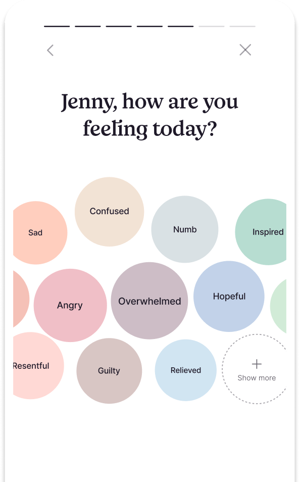 Grief Journal and support