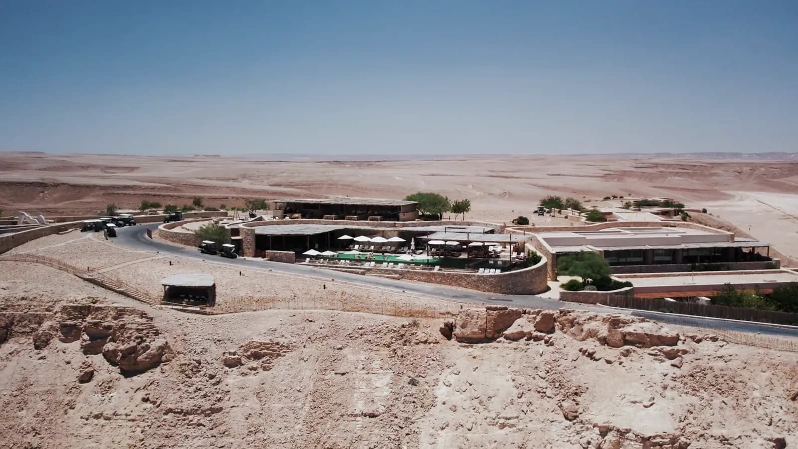 A desert valley at Empathy Oasis