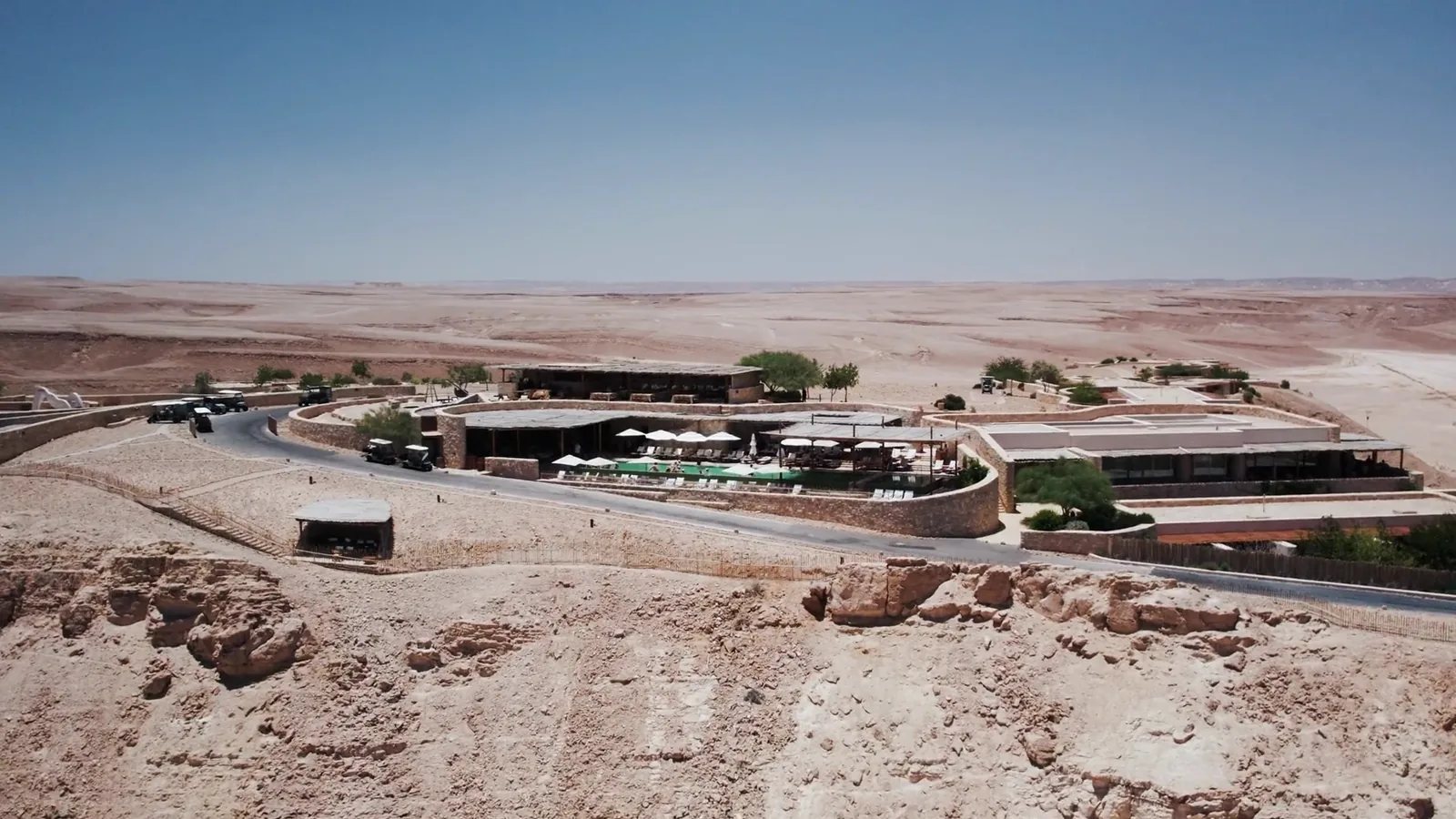 A desert valley at Empathy Oasis